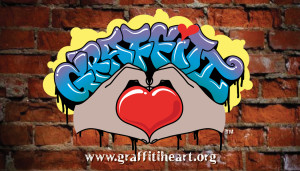 Graffiti Heart Biz Cards